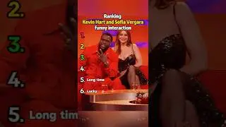 Ranking Kevin Hart and Sofia Vergara funny interaction. #SofiaVergara #KevinHart #actor #funny