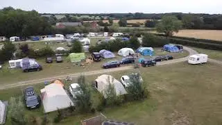 Aerial View Of Park Farm Camping