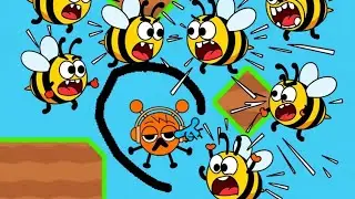 Sprunki's Bee Battle: Laugh Out Loud Moments Protecting Our Buddy!  #sprunki #games #sprunkigame