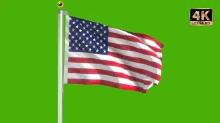 american flag video loop green screen free download