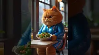AI Chubby Cat Transforms After Heartbreak and Finds New Strength