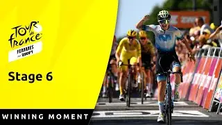 A HAT TRICK FOR THE BREAKAWAY - Tour de France Femmes Stage 6 Winning Moment