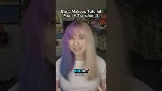 Basic Makeup Tutorial From A Transfem :3 #transgender #makeup
