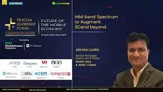 Session on Mid-band Spectrum to Augment 5G and beyond at Voice&Data #tlfindia