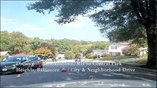 Driving 🚗 Randallstown, MD to Central Park Heights, Baltimore 🚘 | City & Neighborhood Drive 🇺🇸