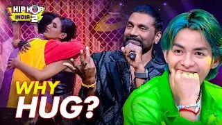 Unexpected Hug! Norbhu's Reaction Viral 😳🔥 | Hip Hop India S2 | Dharmesh | Malaika