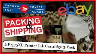 🇨🇦 Canada Post POV Packing & Shipping 📦 HP 935XL Printer Ink Cartridge 3-Pack 💰 eBay.ca Sales