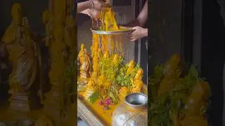 swamy vari Abhishekam 🙏 #abhishekam #sitarambhag #devotional #sriram #ayodhya