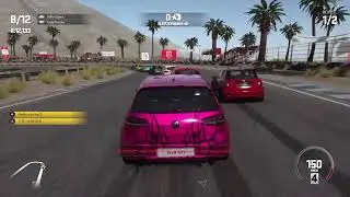 Playing the game driveclub. Shame Sony pulled the pug on this game and made it offline.