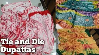 Beautiful Tie and Die Dupattas 2021 | Multiple Colour Dupatta | #shorts