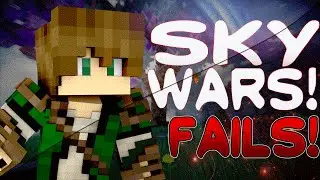 Minecraft! 1.9 Hypixel Skywars! The Fails!
