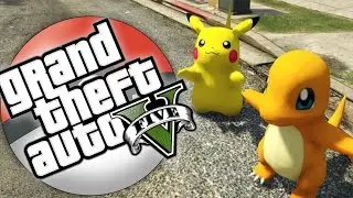 I WANNA BE THE VERY BEST! | GTA 5 Pokemon Go Mod #1