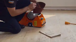 Hoe werkt een parketschuurmachine?
