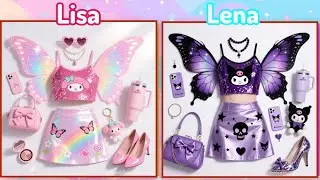 Lisa or Lena 💖💥Cutest Fashion Ever 💫 🧡 #lisaorlena #fypviral #Trending #cute #random #fashion 