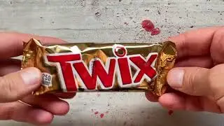 OPENING TWIX CHOCOLATE BAR 🤩 CANDY ASMR