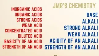 Acids and Bases  001 (Telugu)