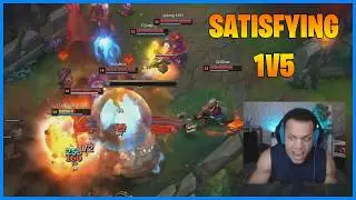 This 1v5 Is Pure Satisfaction - LoL Daily Moments