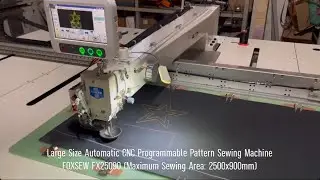 Large Size Automatic CNC Programmable Pattern Sewing Machine