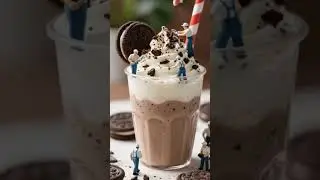 Tiny Workers Build a Giant Cookies & Cream Milkshake 🥤 | Small World Factory