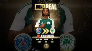 🚨 Renato Sanches from PSG to Panathinaikos ✅ Done Deal 2025 #shorts #renatosanches #panathinaikos