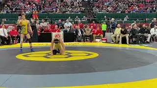 2023 D1 126 lbs Phoenix Contos, Waite vs Ryan Avalos, Perrysburg