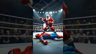 Superheroes vs Santa Claus | Deadpool Spider-Man Batman | #marvel #avengers #shorts