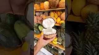 Cream Coconut #foodiev #fruit #shorts
