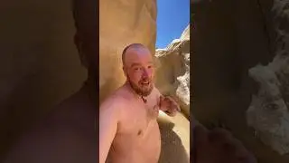 Desert hiking pro tip 🤠.                     #desert #hiking #tip #utah