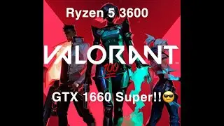 Skytech Archangel 3.0 Ryzen 5 3600 GTX 1660 Super BENCHMARK!!! - VALORANT!! LOW,MED,HIGH-FPS