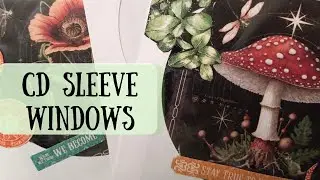 Altered CD windows 4 ways! #showandtell #craft
