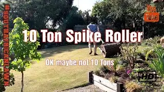 KBG Reno// The WORLDS HEAVIEST Spike Roller// Lawn Aeration