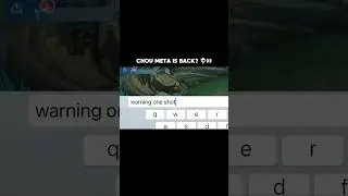 chou meta one shot build #mlbb #chou #choou #shorts