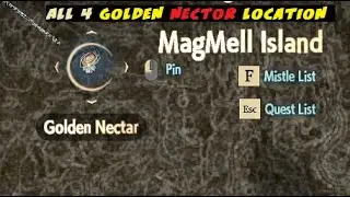 All 4 Golden Nectar Location in Magmell Island | Code Vein 2