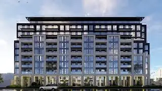 Sheppard modern apartment, Mid-rise condo in North York. Sheppard West.