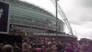 Wembley 2011: Ambiente prepartido en la Fan Zone