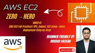 AWS EC2 Full Practical | VPC, Subnet, EC2 Setup + Nginx Deployment (Step-by-Step)