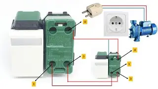 HOW TO CONNECT THE START STOP WATER PUMP FROM 2 PLACES USING THE SWITCH