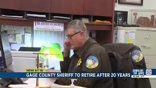 &lsquo;I will absolutely miss it&rsquo; Gage County sheriff announces retirement after 20 years