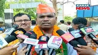 Malkangiri BJP MLA Candidate Narasingha Madkami Files Nomination Amidst Power Display