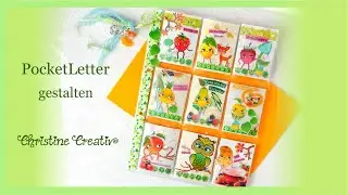PocketLetter gestalten 🍀 #7TeileUpcycling Challenge #ChristineCreativ