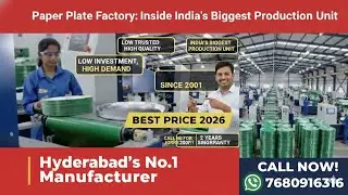 Paper Plate Making Machine Price 2026 | Full Business Plan & Manufacturer in Hyderabad