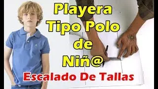 ✂Curso De Patronaje 📏Trazo Polo de Niño ✂Y Escalado #trazodepatrones  # cursopatronaje