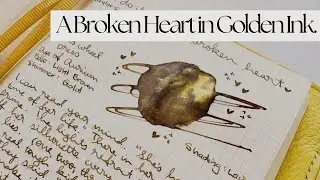 Journaling Heartfelt Lyrics in Stunning Shimmering Ferris Wheel Press Ink 💛
