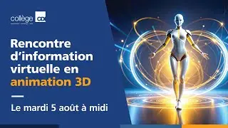 Rencontre d'information virtuelle en animation 3D