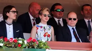 Jazmin Grimaldi stelt vriend voor aan prins Albert