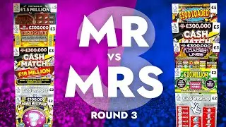 Scratch Card Showdown: Mr vs Mrs 🔥🔥 Round 3 🔥🔥 £30 In Play #scratchcards