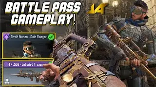 Battle Pass David Mason Ruin Ranger + FR 556 Unburied Treasure (Intense Solo Vs Squad Gameplay) CODM