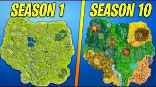 All maps Fortnite(Season 1-10)