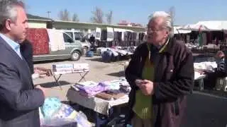 Eflani'li hemşehrilerimiz ile pazarda selamlaşıyoruz.