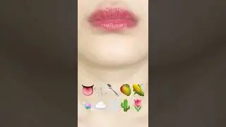 ASMR CLEAR JELLY EMOJI FOOD 👅🫧🥄🥭🌽🍬☁️▫️🌵🌷 투명 젤리 이모지 먹방 (sped up)